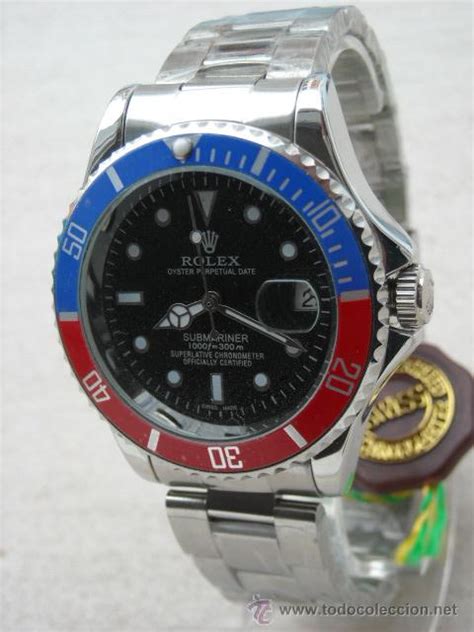 rolex submariner rojo y azul|rolex submariner.